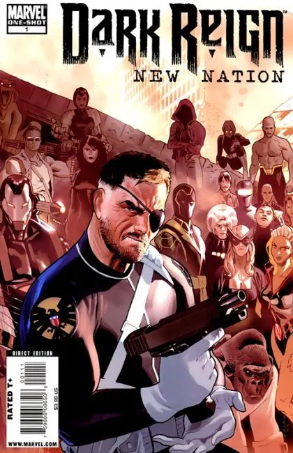 Dark Reign: New Nation #1 comic book cover, 2009