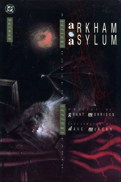 Arkham Asylum #HC comic book cover, 1989