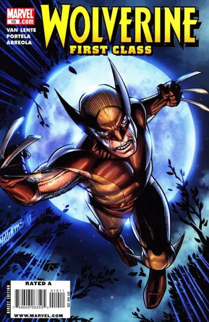 Wolverine: First Class #10 comic book cover, 2009