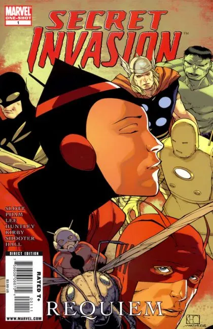 Secret Invasion: Requiem #1 comic book cover, 2009