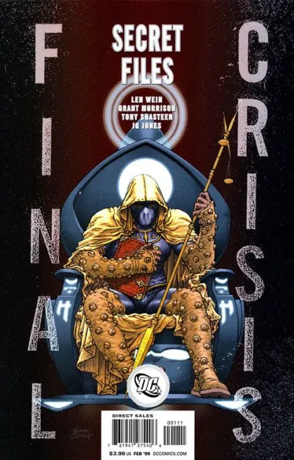 Final Crisis: Secret Files #1 Character Cover comic book cover, 2009
