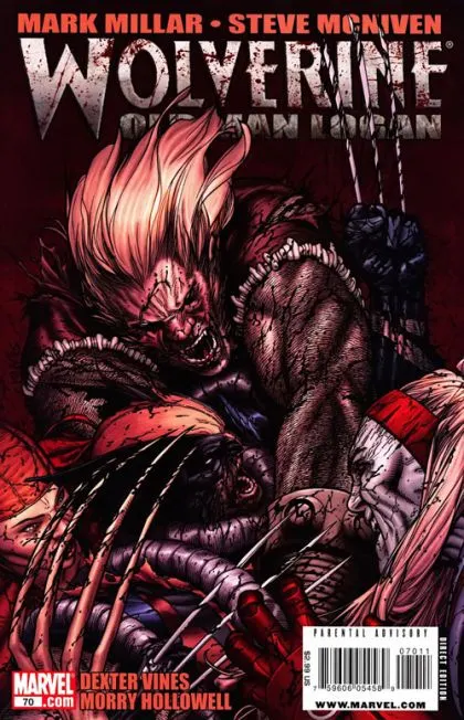 Wolverine, Vol. 3 #70 comic book cover, 2009