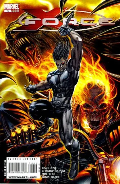 X-Force, Vol. 3 #10 Mike Choi Regular comic book cover, 2009