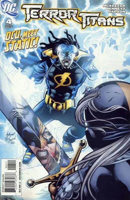 Terror Titans #4 comic book cover, 2009