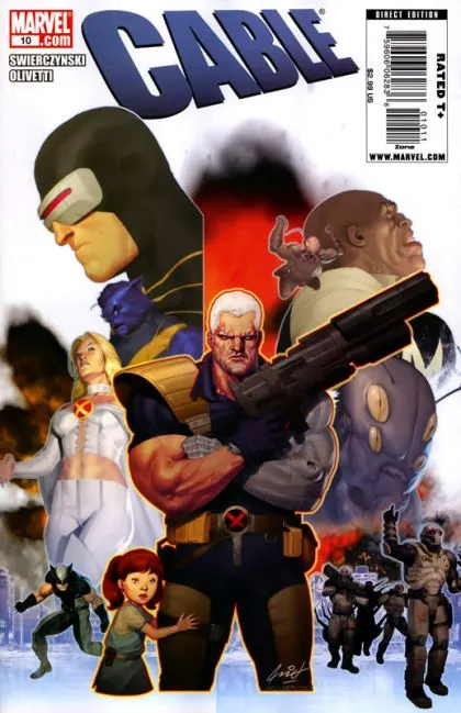 Cable, Vol. 2 #10 comic book cover, 2009