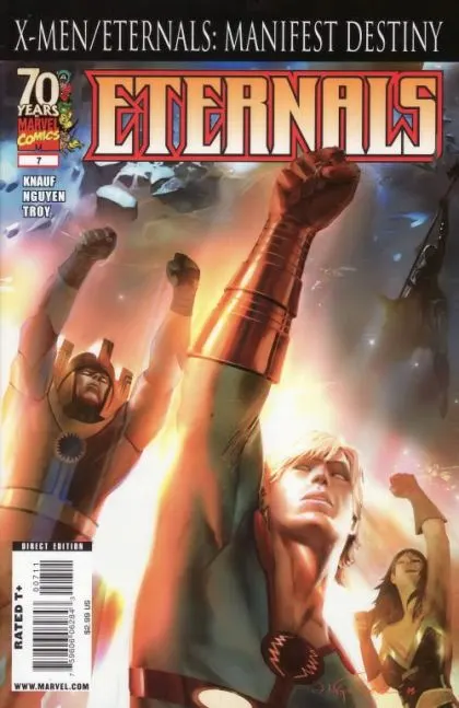 Eternals, Vol. 4 #7 Eric Nguyen Regular Cover comic book cover, 2009