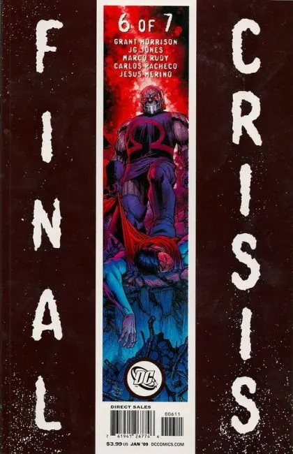 Final Crisis #6 Carlos Pacheco Variant comic book cover, 2009