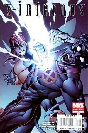 X-Infernus #1 Giuseppe Camuncoli 2nd Printing Variant Cover comic book cover, 2009