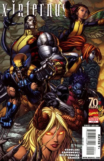 X-Infernus #2 comic book cover, 2009