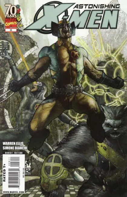 Astonishing X-Men, Vol. 3 #28 Direct Edition comic book cover, 2009