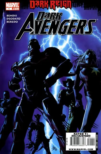 Dark Avengers #1 Mike Deodato Jr. Regular comic book cover, 2009