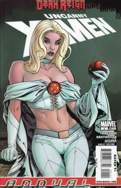 The Uncanny X-Men Annual, Vol. 2 #2 Direct Edition comic book cover, 2009