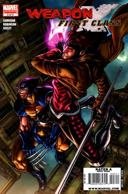 Weapon X: First Class #3 comic book cover, 2009