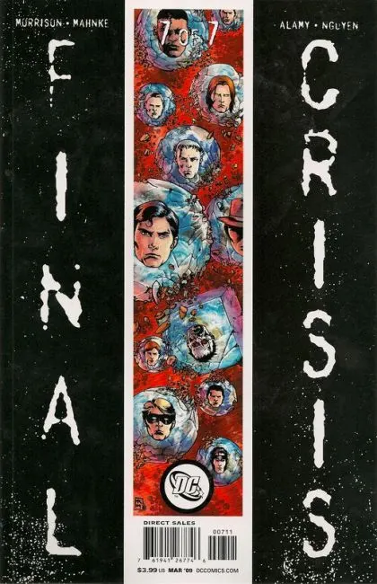 Final Crisis #7 Marco Rudy Variant comic book cover, 2009