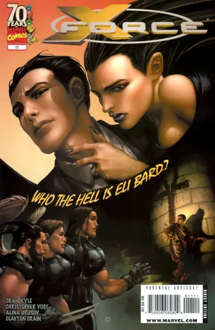 X-Force, Vol. 3 #11 comic book cover, 2009