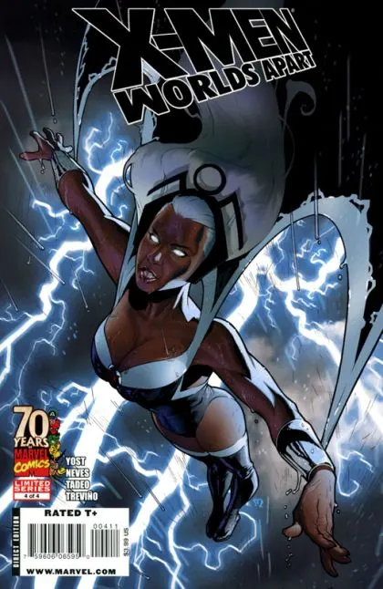 X-Men: Worlds Apart #4 comic book cover, 2009