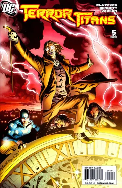 Terror Titans #5 comic book cover, 2009