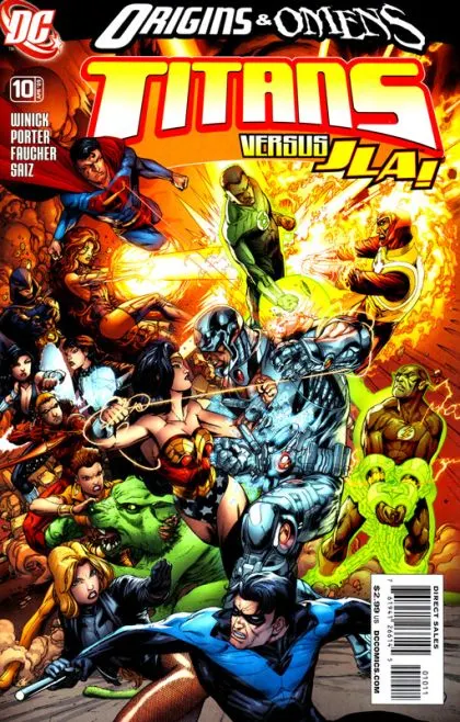 Titans, Vol. 2 #10 comic book cover, 2009