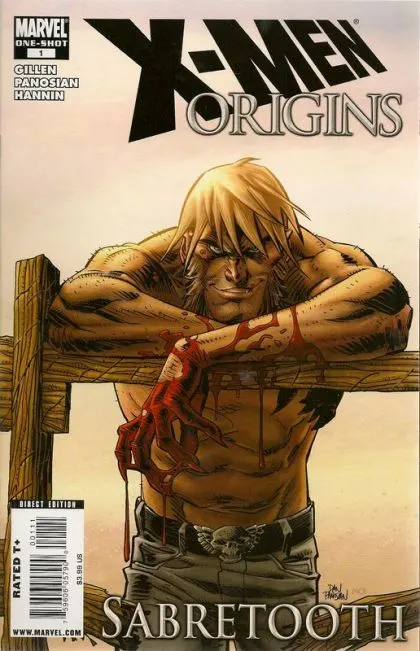 X-Men Origins: Sabretooth #1 Dan Panosian Regular comic book cover, 2009