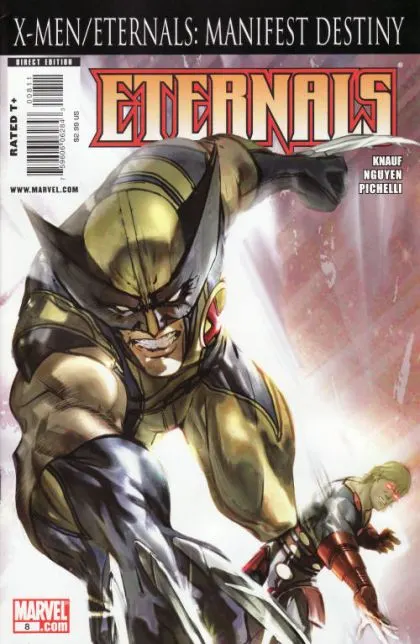 Eternals, Vol. 4 #8 comic book cover, 2009