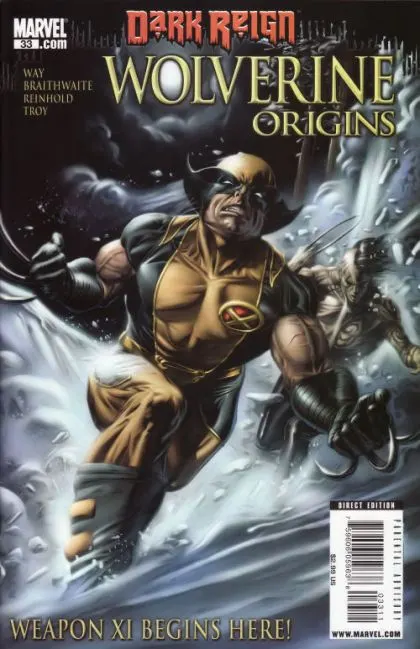 Wolverine: Origins #33 comic book cover, 2009