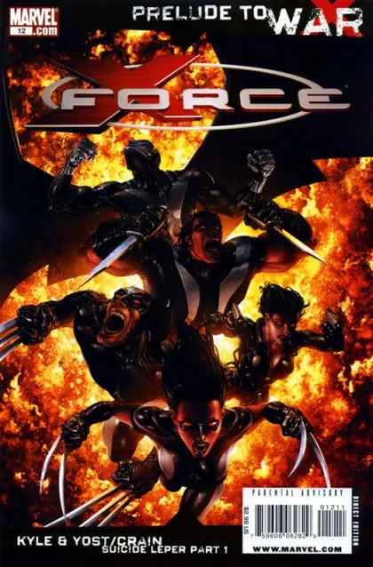 X-Force, Vol. 3 #12 comic book cover, 2009