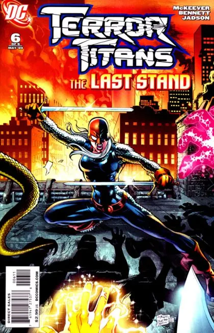 Terror Titans #6 comic book cover, 2009