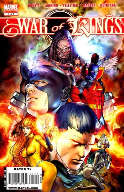 War of Kings #1 Brandon Peterson Regular Cover comic book cover, 2009