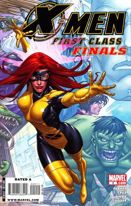 X-Men: First Class Finals #2 comic book cover, 2009