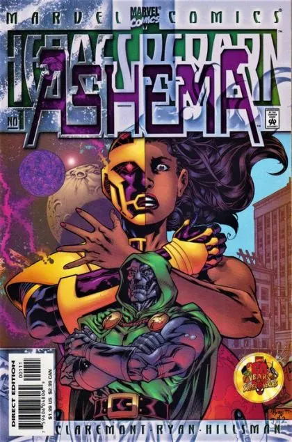 Heroes Reborn: Ashema #1 Direct Edition comic book cover, 2000