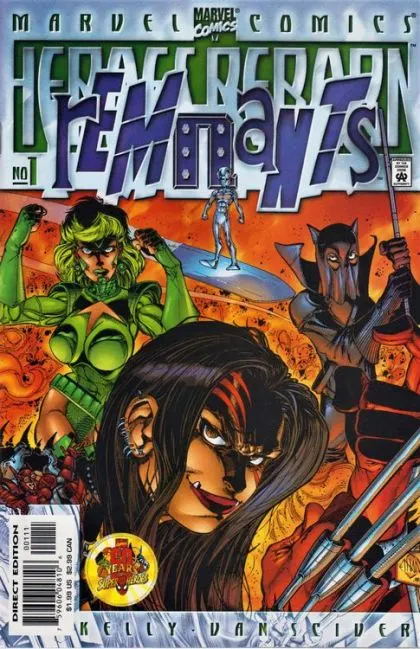 Heroes Reborn: Remnants #1 Direct Edition comic book cover, 2000
