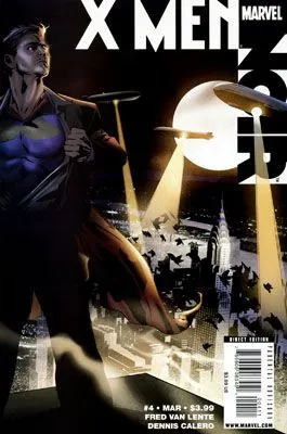 X-Men Noir #4 Dennis Calero Regular Cover comic book cover, 2009