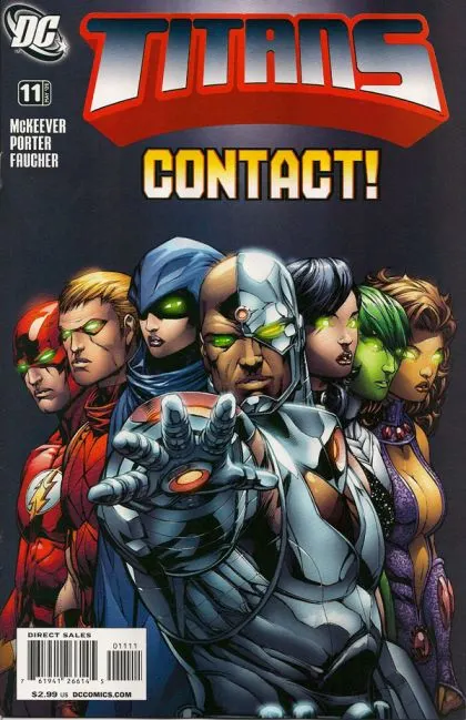 Titans, Vol. 2 #11 comic book cover, 2009
