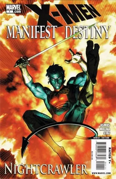 X-Men: Manifest Destiny - Nightcrawler #1 comic book cover, 2009