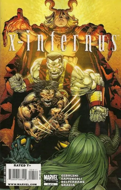 X-Infernus #4 David Finch Cover comic book cover, 2009