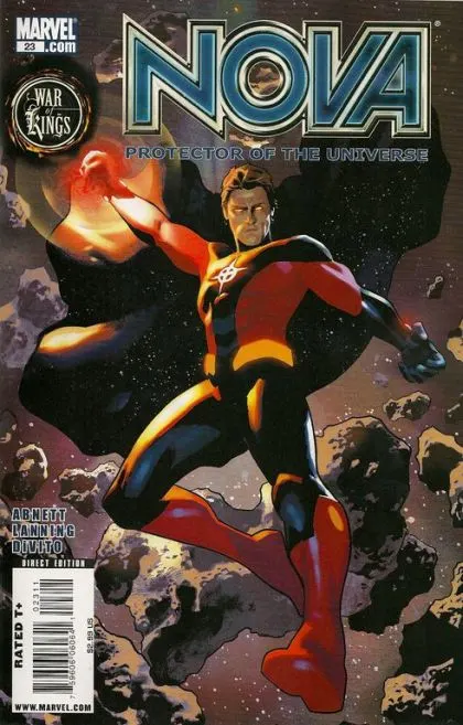 Nova, Vol. 4 #23 comic book cover, 2009
