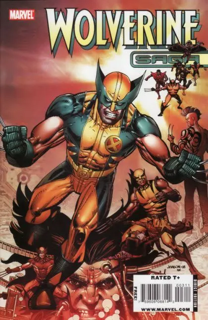 Wolverine Saga, Vol. 2 #1 Direct Edition comic book cover, 2009