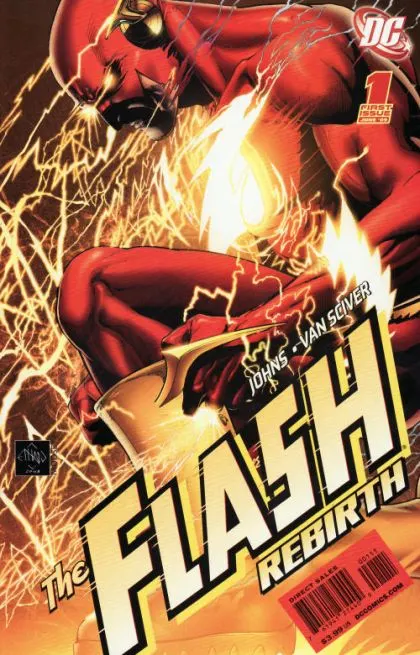 The Flash: Rebirth #1 Ethan Van Sciver Regular Cover comic book cover, 2009