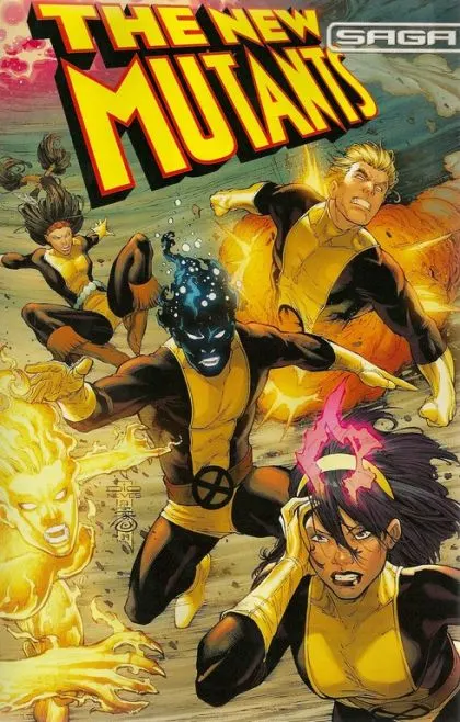 New Mutants Saga #0 comic book cover, 2009
