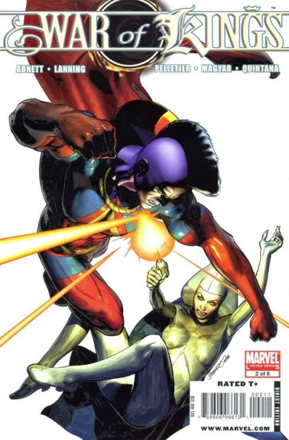War of Kings #2 Brandon Peterson Regular Cover comic book cover, 2009