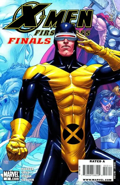 X-Men: First Class Finals #3 comic book cover, 2009