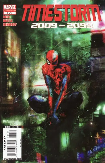 Timestorm 2009 / 2099 #1 comic book cover, 2009