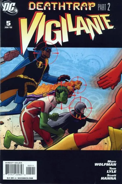 Vigilante, Vol. 3 #5 comic book cover, 2009