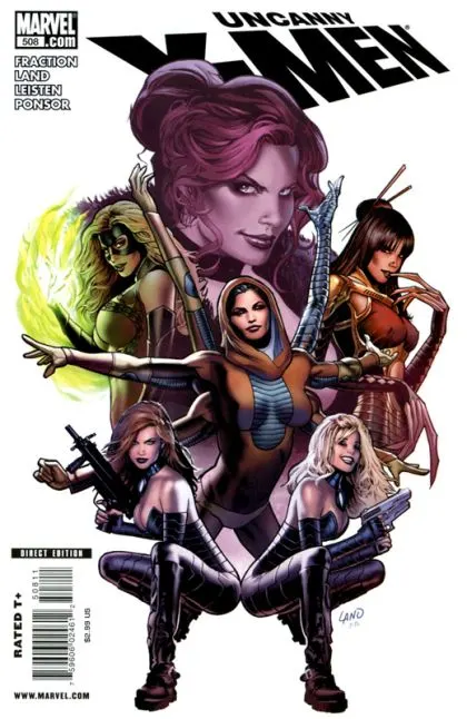 Uncanny X-Men, Vol. 1 #508 Greg Land Regular comic book cover, 2009