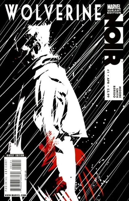 Wolverine Noir #1 Dennis Calero Variant comic book cover, 2009