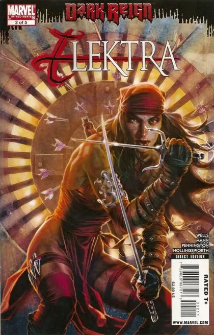 Dark Reign: Elektra #2 Lee Bermejo Regular Cover comic book cover, 2009