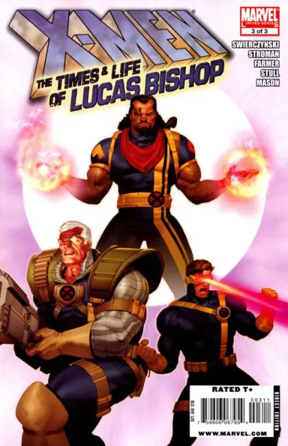 X-Men: The Times & Lives of Lucas Bishop #3 comic book cover, 2009