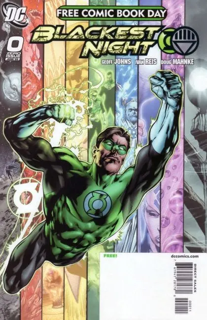 Free Comic Book Day 2009 (Blackest Night) #0 Ivan Reis Regular comic book cover, 2009