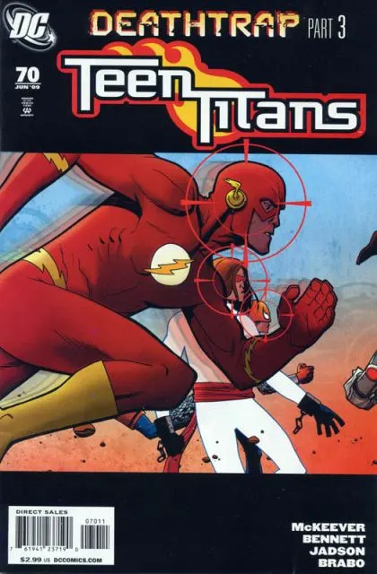 Teen Titans, Vol. 3 #70 Direct Edition comic book cover, 2009