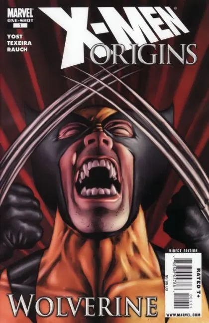 X-Men Origins: Wolverine #1 Mark Texeira Regular comic book cover, 2009